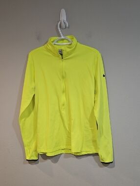 Nike Neon Dry Fit  Long Sleeve Shirt
